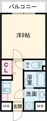 ロマネスク通町第2の間取り画像
