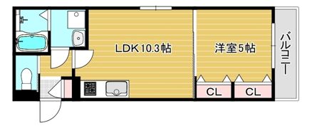 セレニティ衣摺の間取り画像