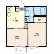 パラシオン北田の間取り画像