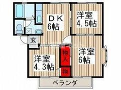 メルベーユAの間取り画像