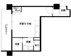 コネクト新水前寺の間取り画像