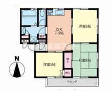 新倉ハイツの間取り画像