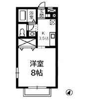 ディアコート Aの間取り画像