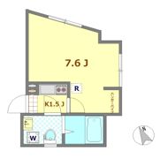 エスフラット国立の間取り画像
