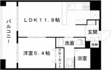 レジディア熊本辛島の間取り画像