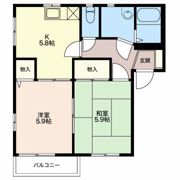 アルカディア Ⅷ Aの間取り画像