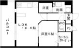レジディア熊本辛島の間取り画像