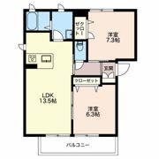 パルテンツァKOUYAの間取り画像