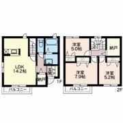 シャーレントMの間取り画像