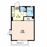 レーベン美里 Cの間取り画像