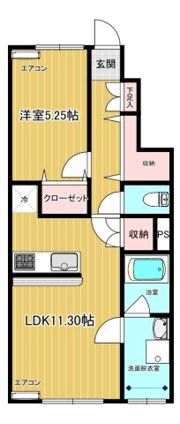 tresの間取り画像