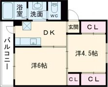 ヴィラナリー巻向1号棟の間取り画像