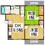 元町糸伝マンションの間取り画像