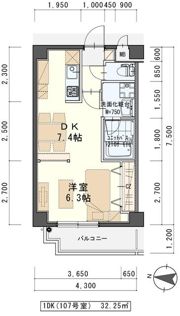 しゃとれ山手町の間取り画像