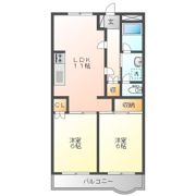 クレセント南春日部の間取り画像