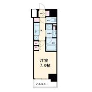 ザ・パークハビオ同心の間取り画像