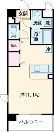 ディアコートハナテンの間取り画像