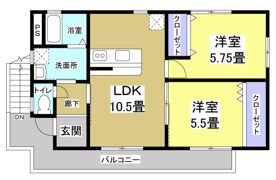 Jハウスの間取り画像