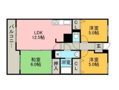 ロワールマンション和白Vの間取り画像