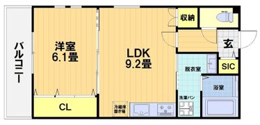 FORCE西院の間取り画像