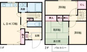 セジュールパレスの間取り画像
