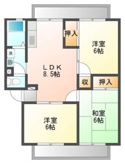 オークビラの間取り画像