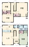 すずらん台東3番町戸建の間取り画像