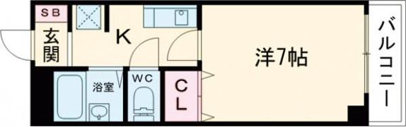 サントマンション大津の間取り画像