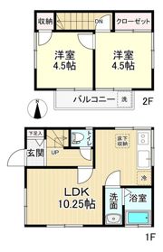 南3丁目貸家 A棟の間取り画像