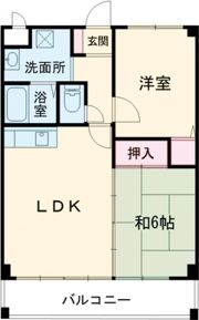 サンライズ三国ヶ丘の間取り画像