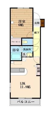 ウエストヒルズの間取り画像