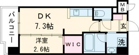 ラ・シック九学前の間取り画像