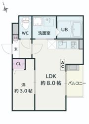 Jack kasumigasekihigashiⅠの間取り画像