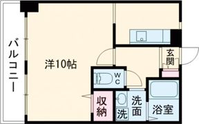 NiceマンションST九品寺の間取り画像