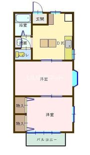 サニーハイツの間取り画像