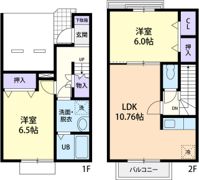 アイショウプラザⅡ Bの間取り画像