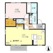 ロイヤル川木谷 Aの間取り画像