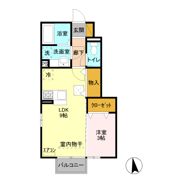 ラディーチェの間取り画像