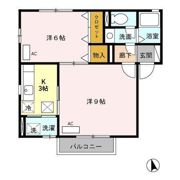 Clover（ｸﾛｰﾊﾞｰ）の間取り画像