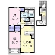 マイスター青山Ⅱの間取り画像