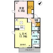 クレッセントの間取り画像