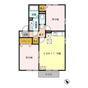 グラティチュード Eの間取り画像