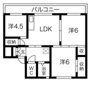 ヴィラナリー南濃2号棟の間取り画像