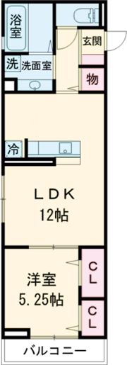ボヌール江場の間取り画像