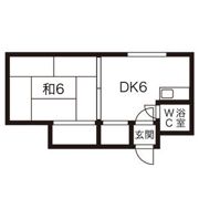 ビバ南郷Aの間取り画像