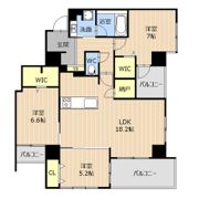 S.PROUD新町の間取り画像