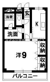 マスカットハイツの間取り画像