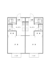 シャルム西津田Ⅱの間取り画像