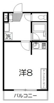 クニヒロマンションCの間取り画像