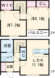 りんごの家の間取り画像